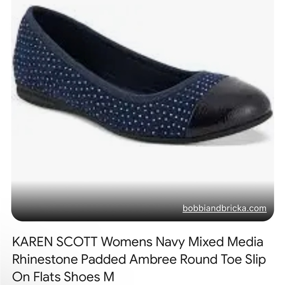 Karen Scott Blue Flats 🥿 NWT
